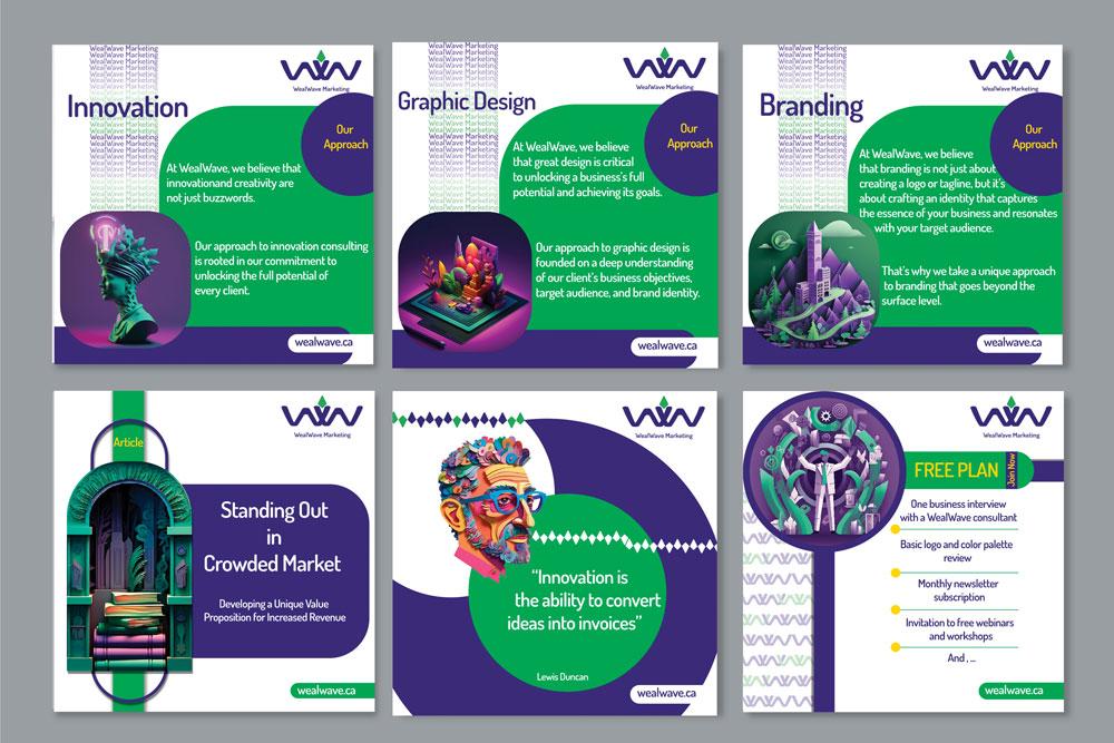 Instagram Template Set — Carousels, Posts & Stories